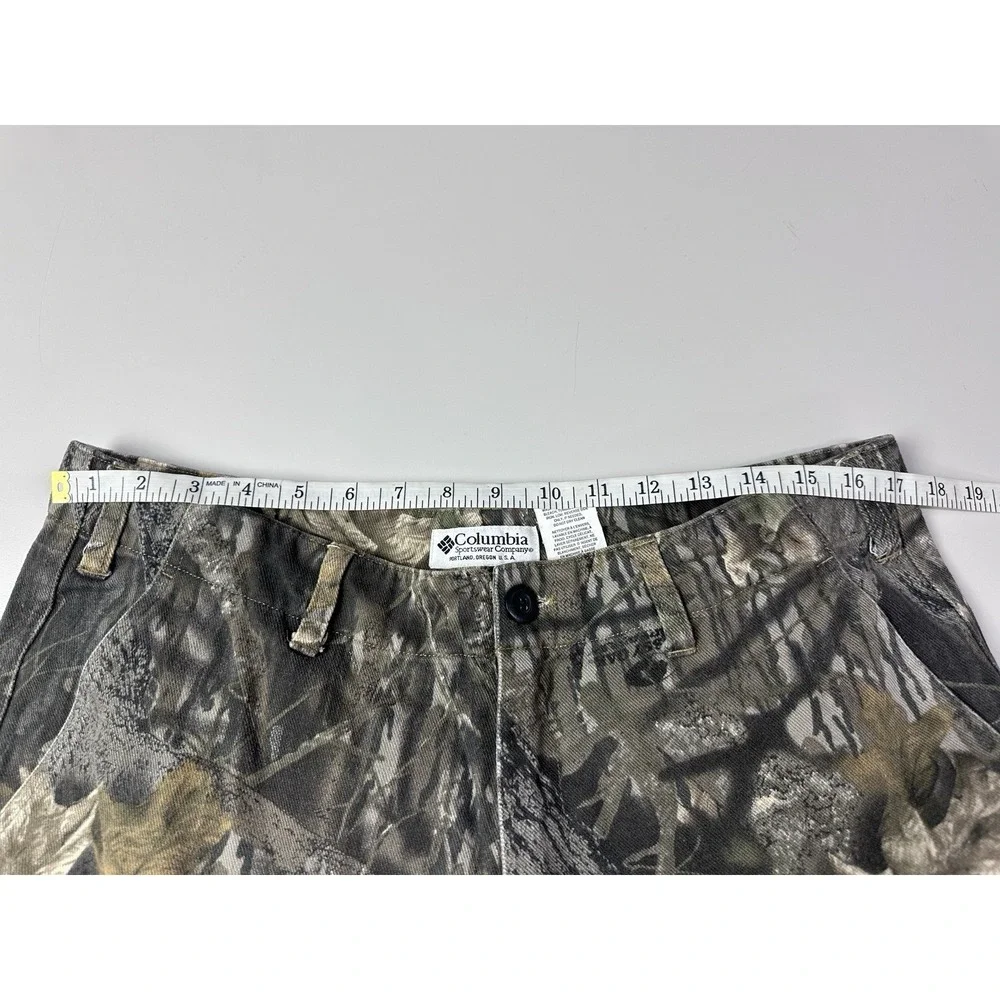 Vtg Columbia Camo Pants Mens 33/322‎ HM 8023 Timberwolf Hunting Cargo Outdoors